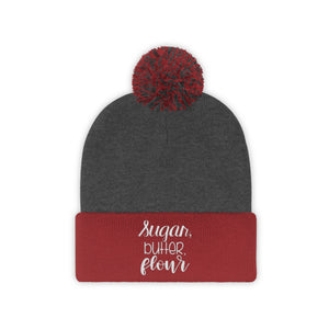 Sugar, Butter, Flour Pom Pom Beanie