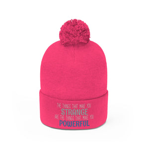 Strange/Powerful Pom Pom Beanie