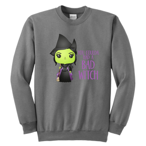 Bad Witch Youth Crewneck Sweatshirt