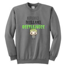 Load image into Gallery viewer, Beetlejuice Youth Crewneck Sweatshirt
