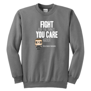 RBG Fight Youth Crewneck Sweatshirt