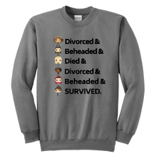 Load image into Gallery viewer, Six Queens Youth Crewneck Sweatshirt