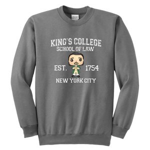 King's College Youth Crewneck Sweatshirt