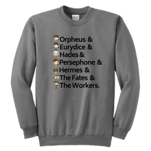 Load image into Gallery viewer, Hadestown Youth Crewneck Sweatshirt