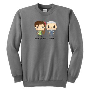 Persephone & Hades Youth Crewneck Sweatshirt