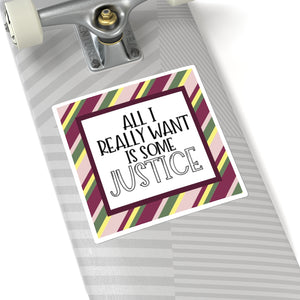 Justice Sticker