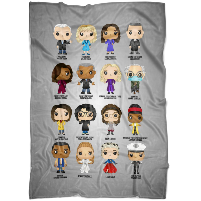 Inauguration Pop Chart Blanket