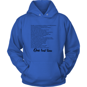 One Last Time Hoodie