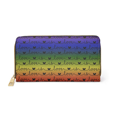 Love is Love Zipper Wallet