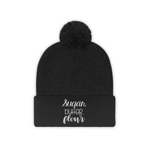 Sugar, Butter, Flour Pom Pom Beanie