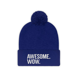Awesome Wow Pom Pom Beanie