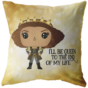 Catherine of Aragon Throw Pillow