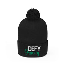 Load image into Gallery viewer, Defy Gravity Pom Pom Beanie