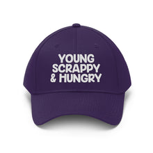 Load image into Gallery viewer, Young Scrappy &amp; Hungry Unisex Twill Hat