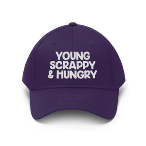 Young Scrappy & Hungry Unisex Twill Hat