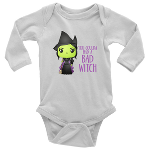 Bad Witch Long Sleeved Infant Bodysuit