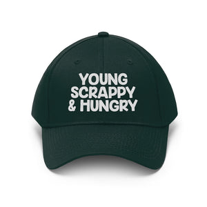 Young Scrappy & Hungry Unisex Twill Hat