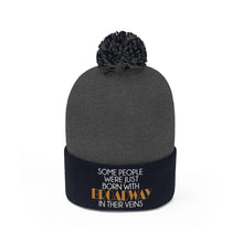 Load image into Gallery viewer, Broadway Veins Pom Pom Beanie
