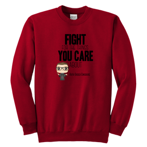 RBG Fight Youth Crewneck Sweatshirt
