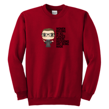 Load image into Gallery viewer, RBG Youth Crewneck Sweatshirt