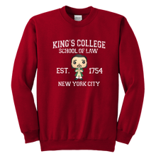 Load image into Gallery viewer, King&#39;s College Youth Crewneck Sweatshirt