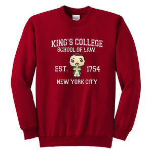 King's College Youth Crewneck Sweatshirt