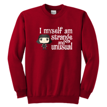 Load image into Gallery viewer, Lydia Strange &amp; Unusual Youth Crewneck Sweatshirt