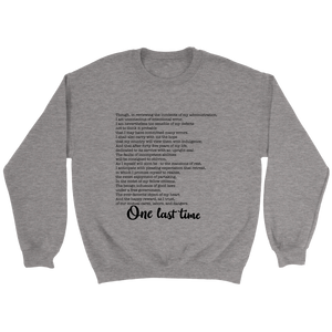 One Last Time Crewneck Sweatshirt