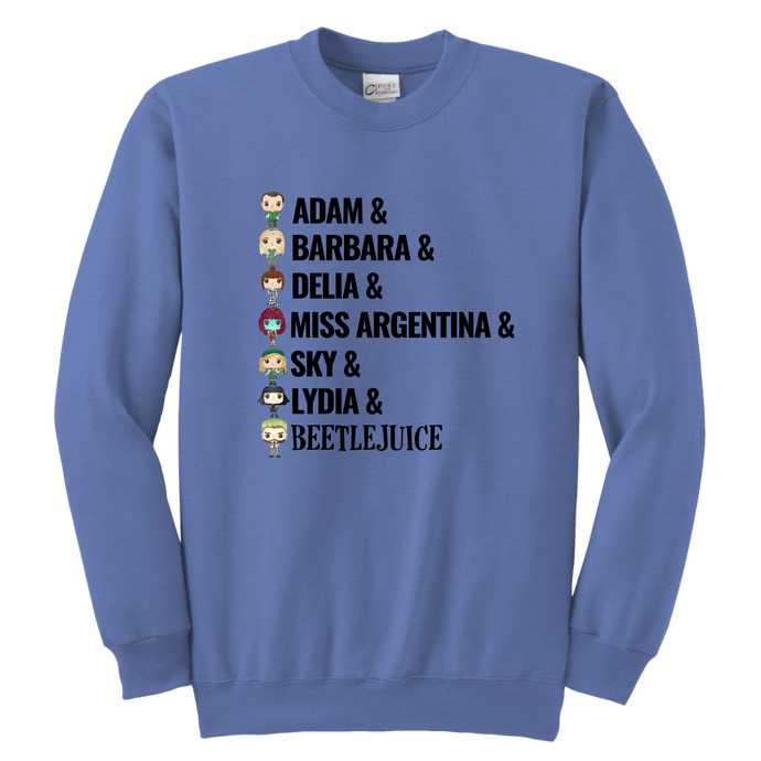 Beetlejuice Youth Crewneck Sweatshirt