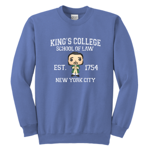 King's College Youth Crewneck Sweatshirt
