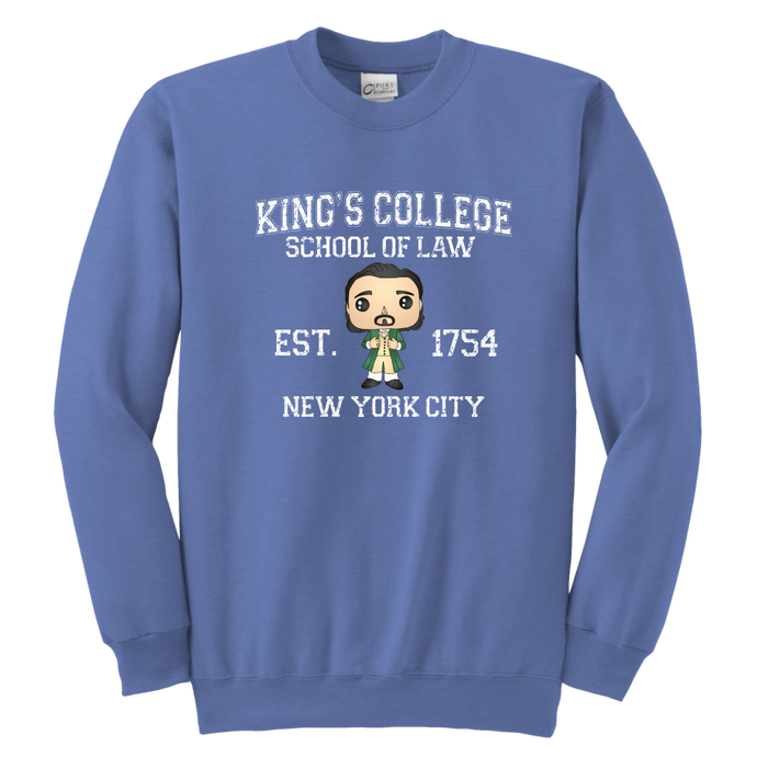 King's College Youth Crewneck Sweatshirt