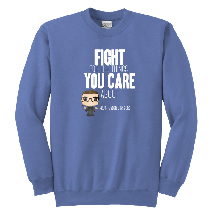 RBG Fight Youth Crewneck Sweatshirt