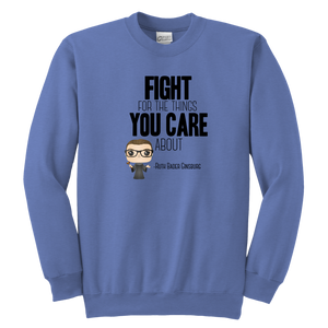 RBG Fight Youth Crewneck Sweatshirt