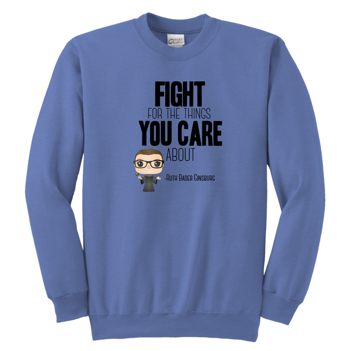 RBG Fight Youth Crewneck Sweatshirt