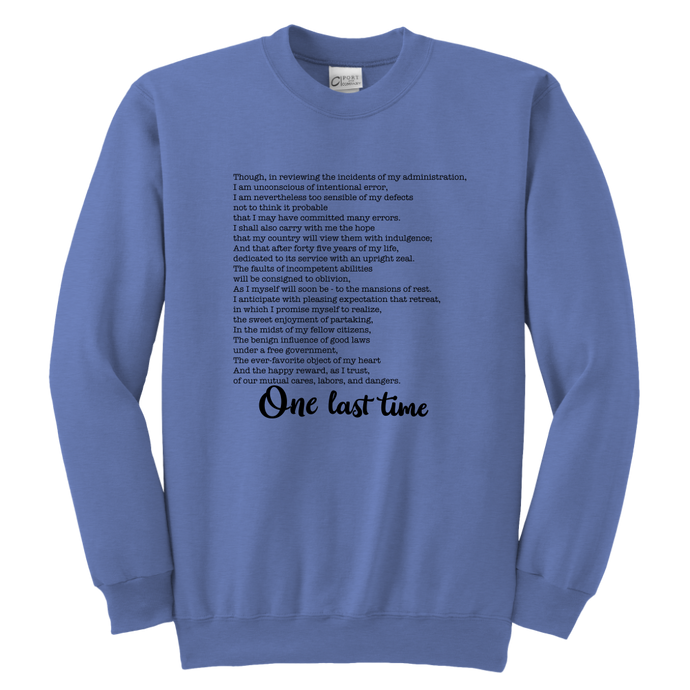 One Last Time Youth Crewneck Sweatshirt