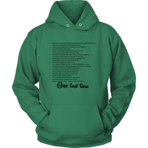 One Last Time Hoodie