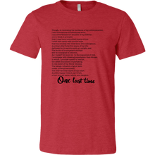Load image into Gallery viewer, One Last Time T-Shirt