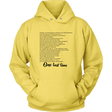 Load image into Gallery viewer, One Last Time Hoodie