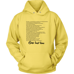 One Last Time Hoodie