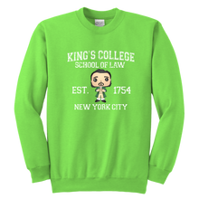 Load image into Gallery viewer, King&#39;s College Youth Crewneck Sweatshirt