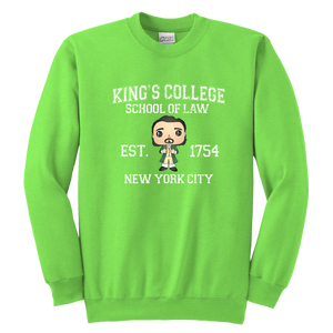 King's College Youth Crewneck Sweatshirt