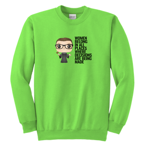 RBG Youth Crewneck Sweatshirt