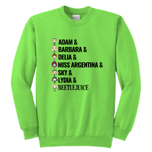 Load image into Gallery viewer, Beetlejuice Youth Crewneck Sweatshirt