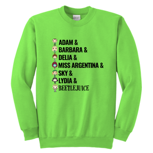Beetlejuice Youth Crewneck Sweatshirt