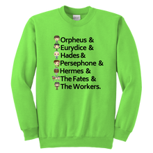 Load image into Gallery viewer, Hadestown Youth Crewneck Sweatshirt