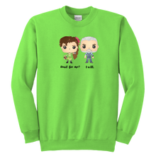 Load image into Gallery viewer, Persephone &amp; Hades Youth Crewneck Sweatshirt