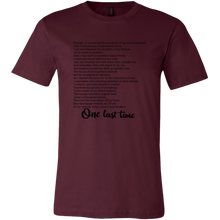 Load image into Gallery viewer, One Last Time T-Shirt