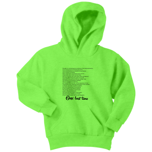 One Last Time Youth Hoodie