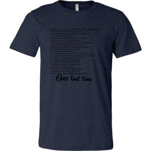 One Last Time T-Shirt