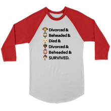 Load image into Gallery viewer, Six Queens Raglan T-Shirt